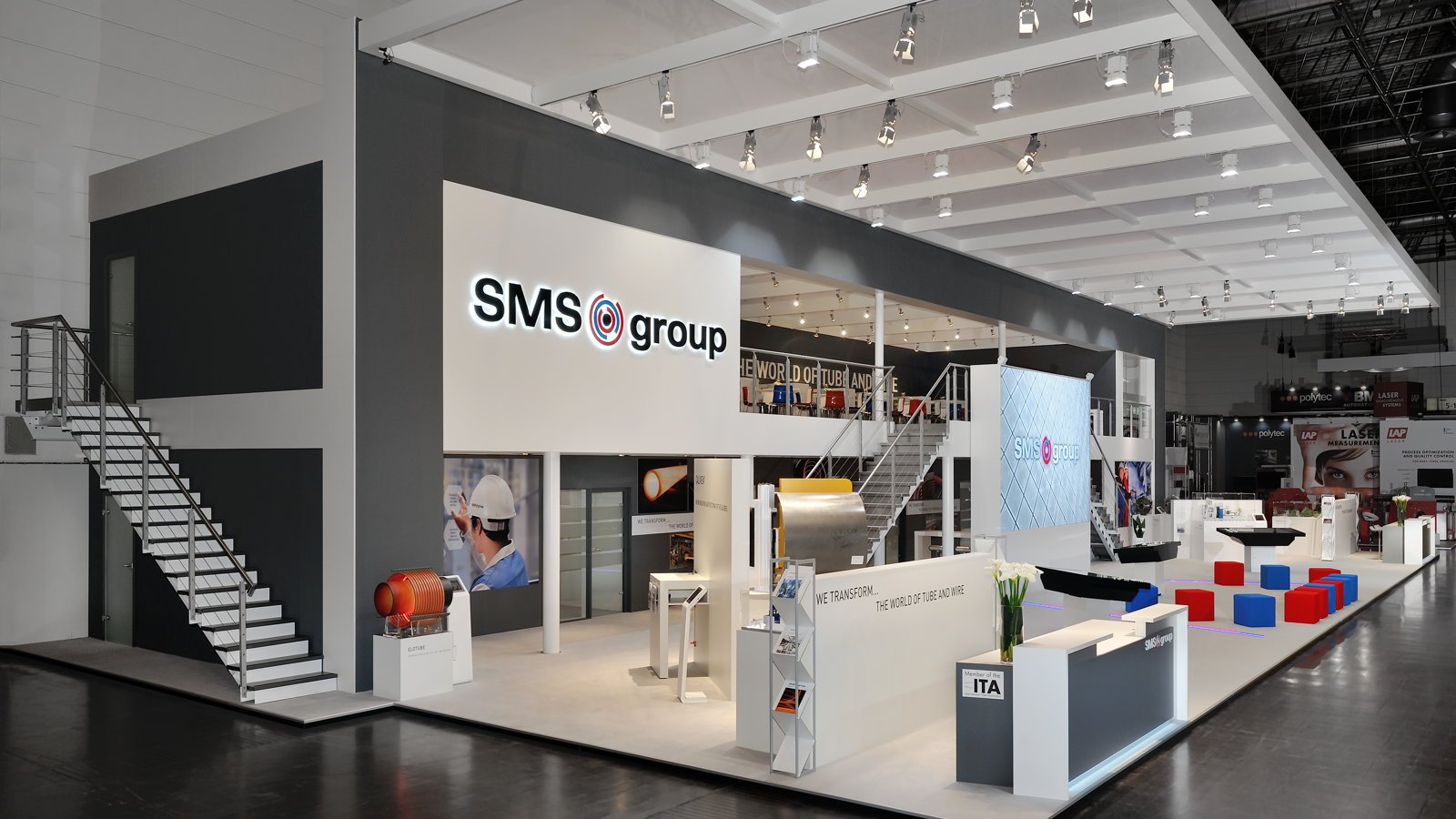 SMS group GmbH at Tube 2016 in Düsseldorf