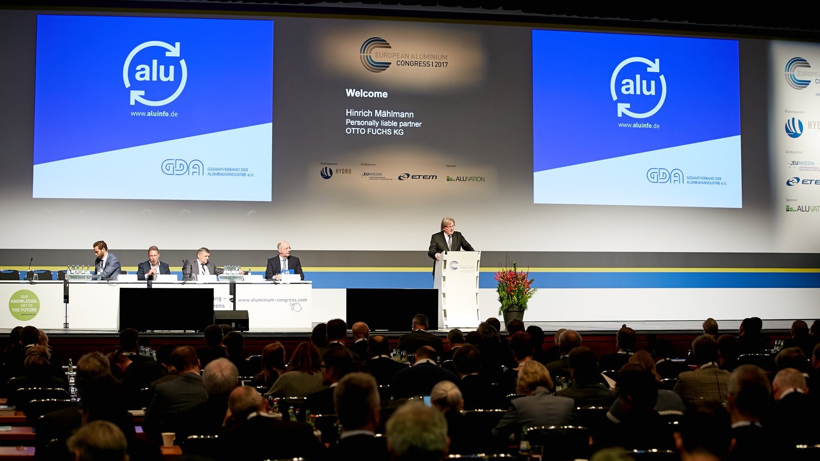 GDA e.V. organized European Aluminium Congress 2017 in Düsseldorf