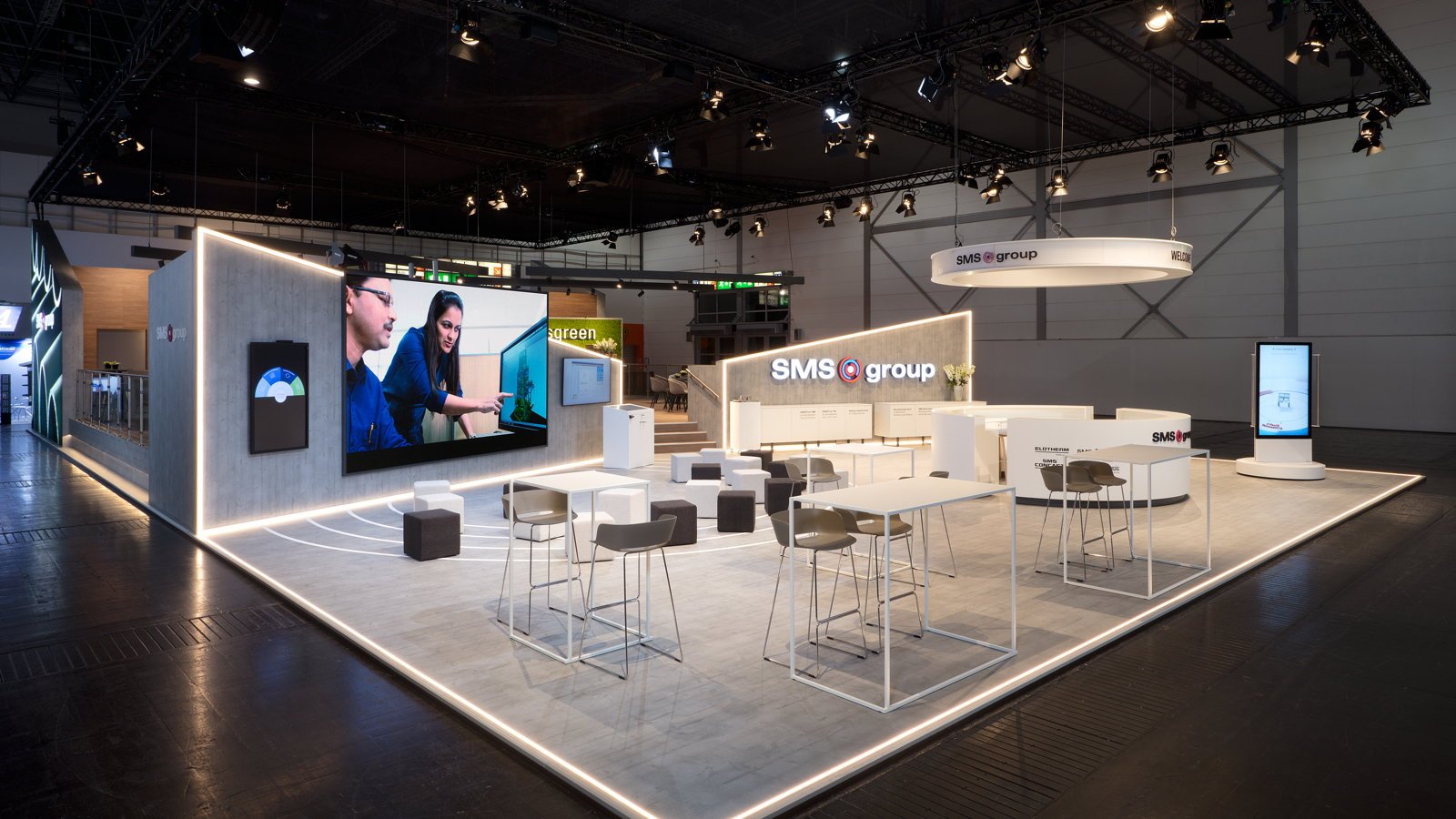 SMS group at the Tube 2022 in Düsseldorf