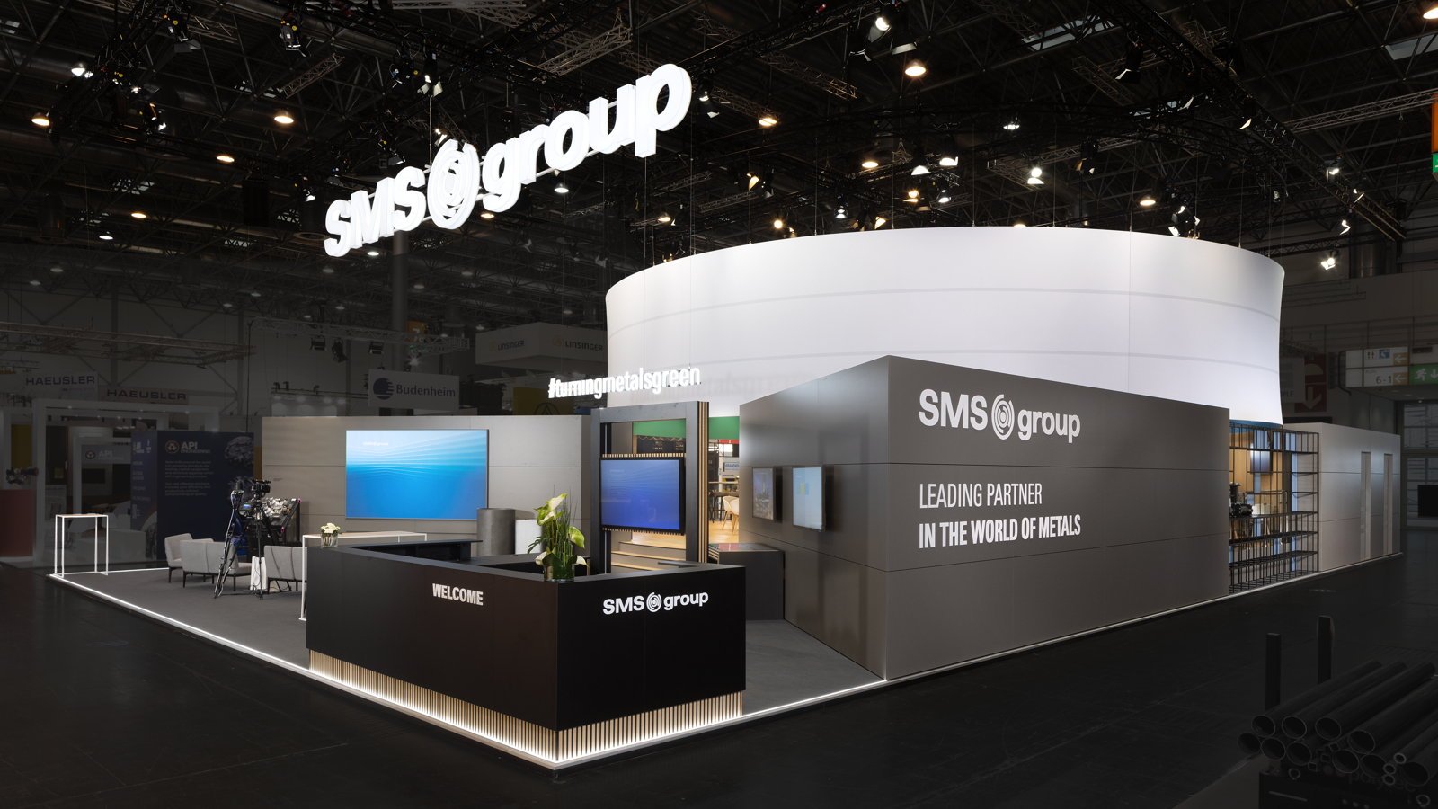 SMS group auf der Tube 2023 in Düsseldorf