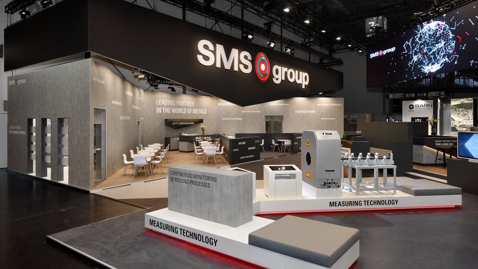 SMS group GmbH at Tube 2018 in Düsseldorf
