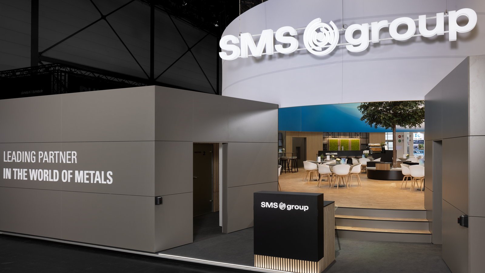 SMS group auf der Tube 2023 in Düsseldorf